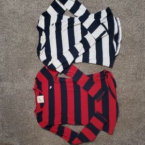 Two Medium Abercrombie & Fitch Long Sleeve Shirts.